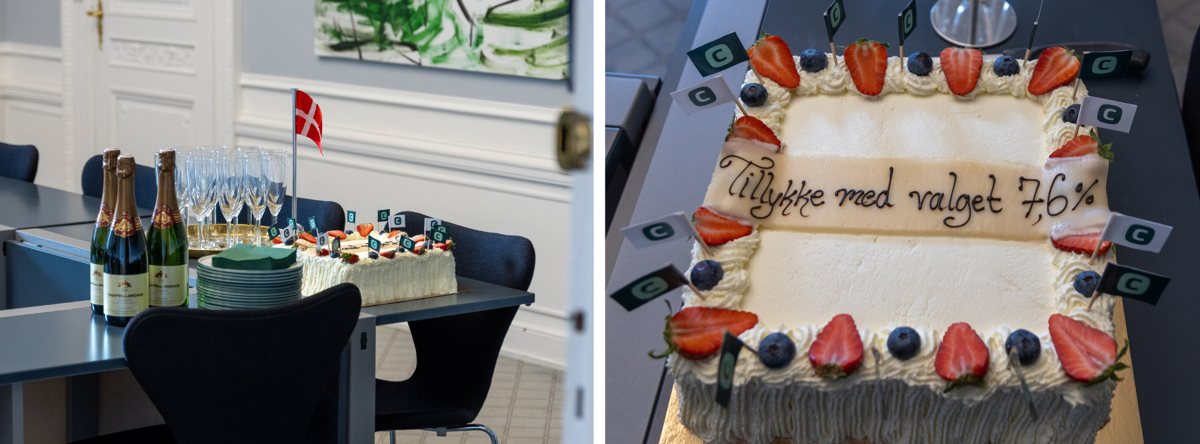 Kage til første gruppemøde